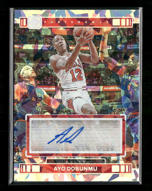 2023-24 Panini Photogenic Veteran Diamond Ayo Dosunmu #/75 Auto #VA-AYO