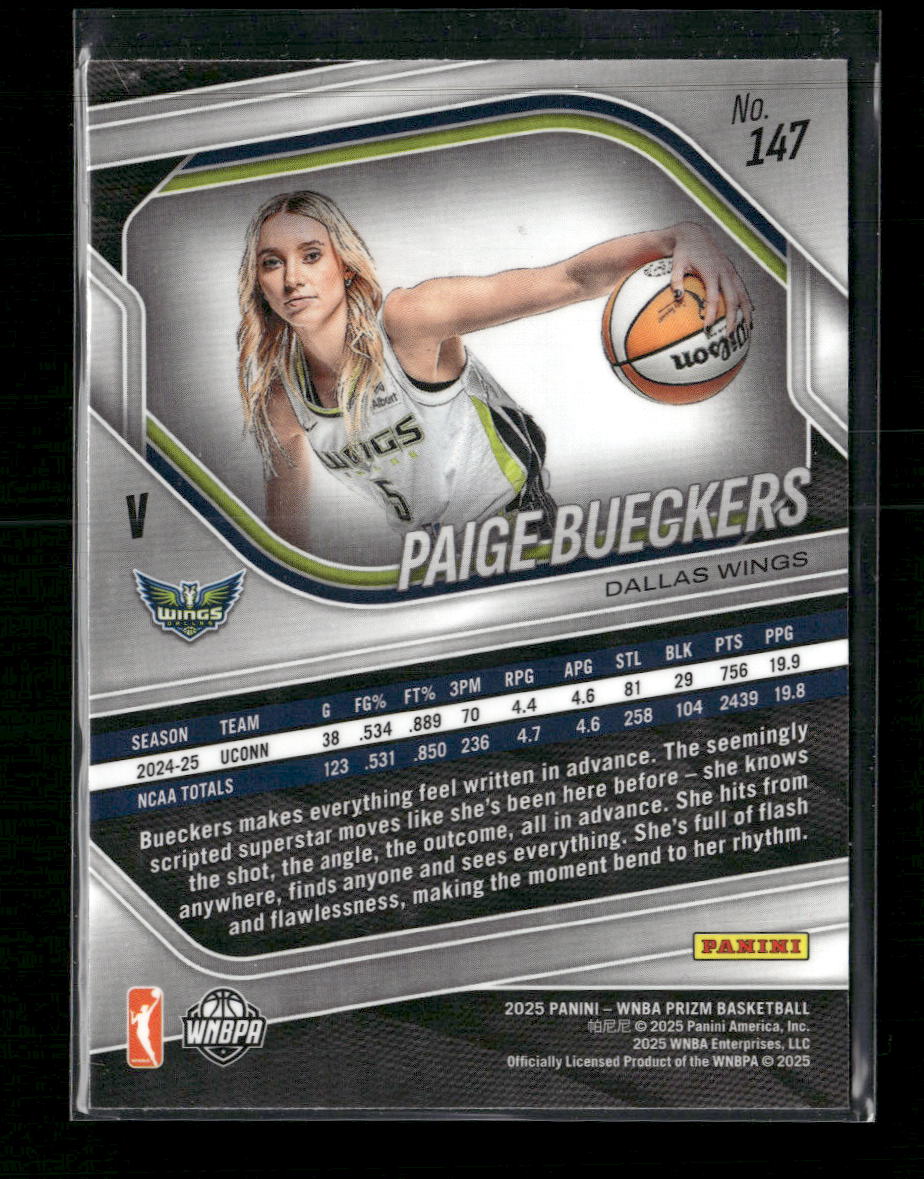 2025 Panini Prizm WNBA Paige Bueckers #147