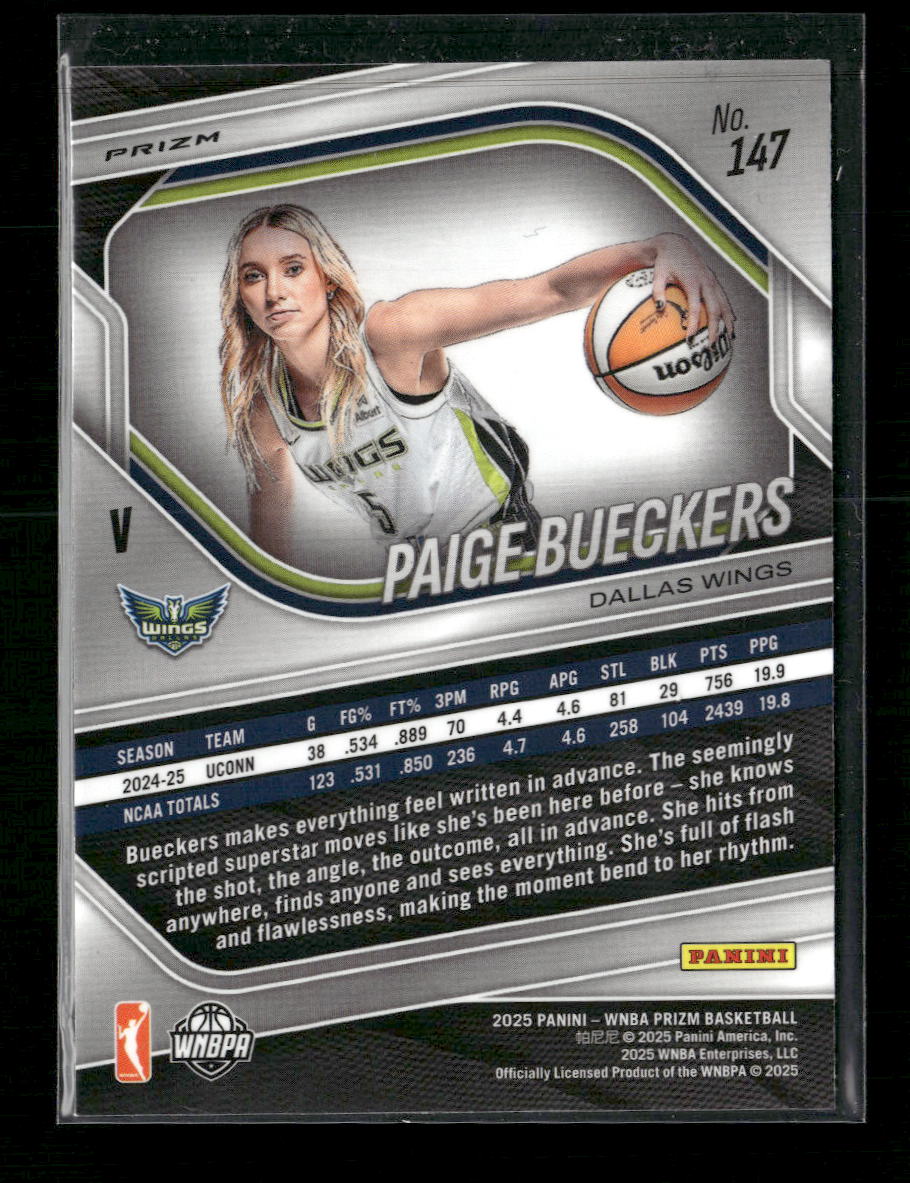 2025 Panini Prizm WNBA Green Prizms Paige Bueckers #147