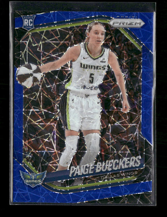 2025 Panini Prizm WNBA Blue Velocity Prizms Paige Bueckers #5