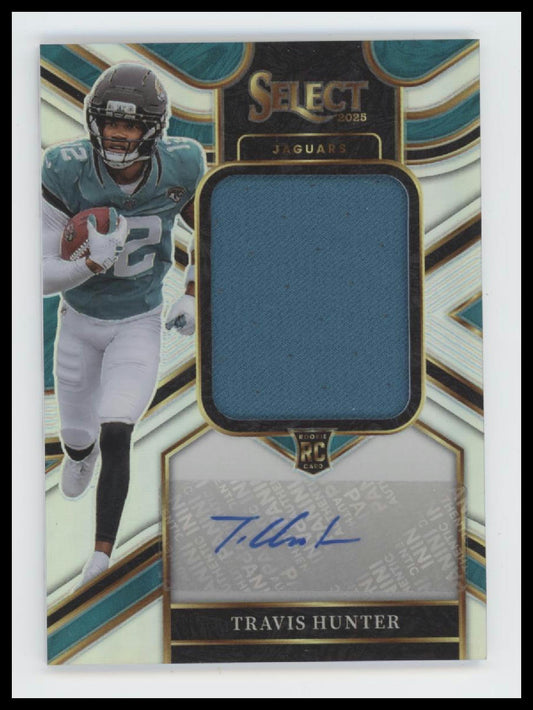 2025 Panini Select Jumbo Rookie Travis Hunter #/249 Auto #JRS-THR