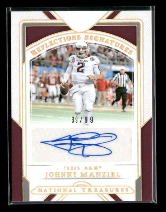 2025 Panini National Treasures Collegiate Johnny Manziel #/99 Auto #RS-JML