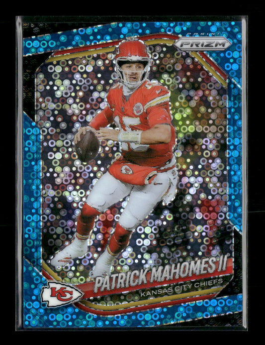 2025 Panini Prizm No Huddle Blue Patrick Mahomes II #/125 #26