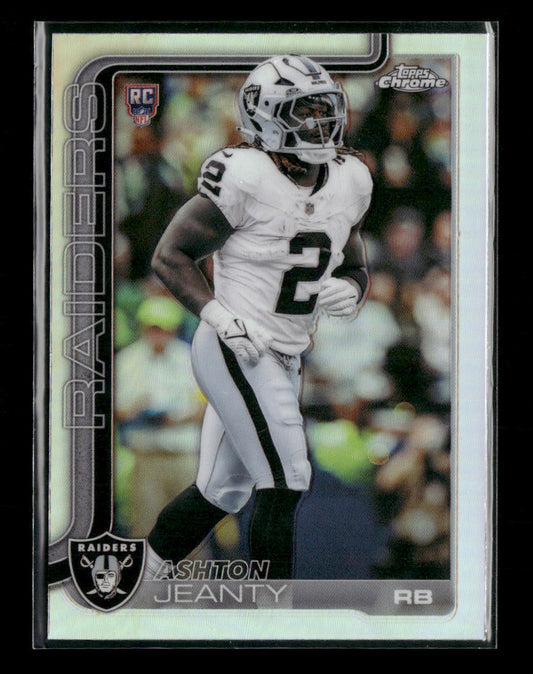 2025 Topps Chrome Refractor Ashton Jeanty Rookie #322