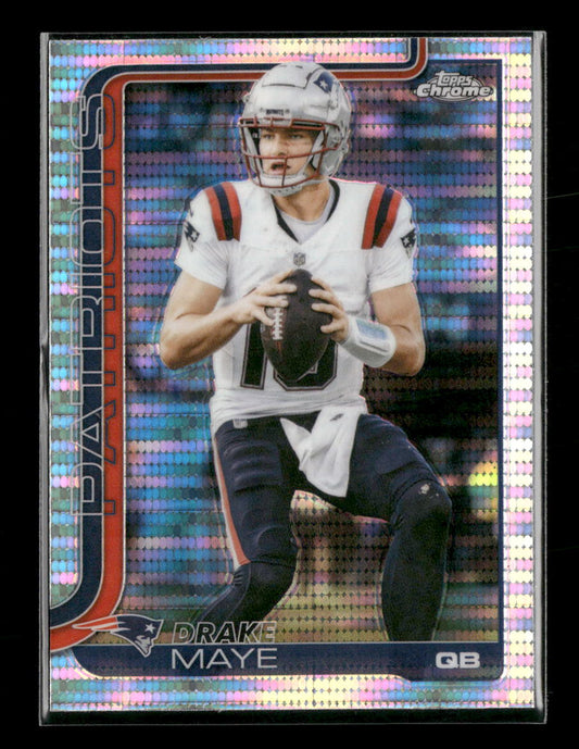 2025 Topps Chrome Pulsar Refractor Drake Maye #207