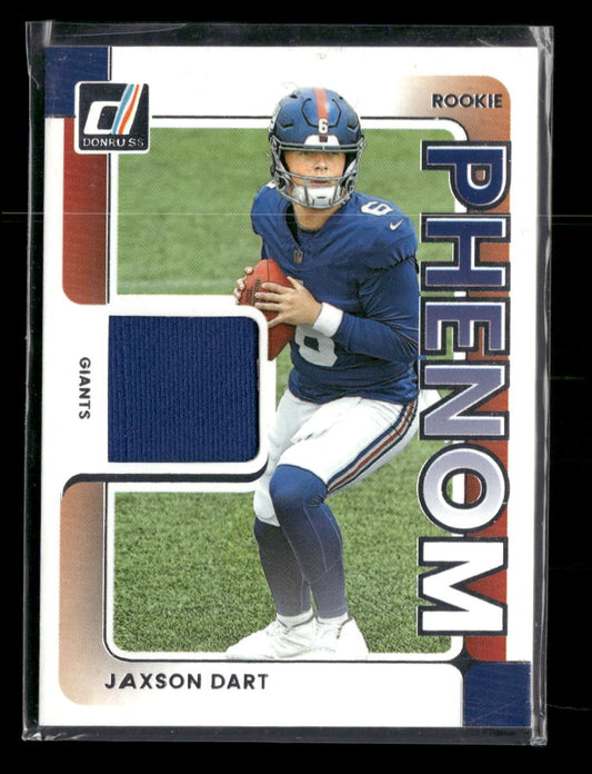2025 Donruss Rookie Phenom Jerseys Jaxson Dart #RPJ-JDT