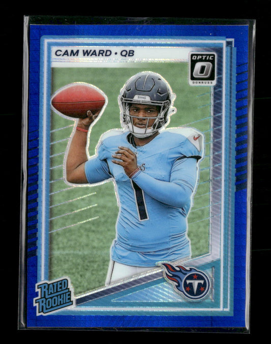 2025 Donruss Optic Blue Hyper Cam Ward Rookie #293