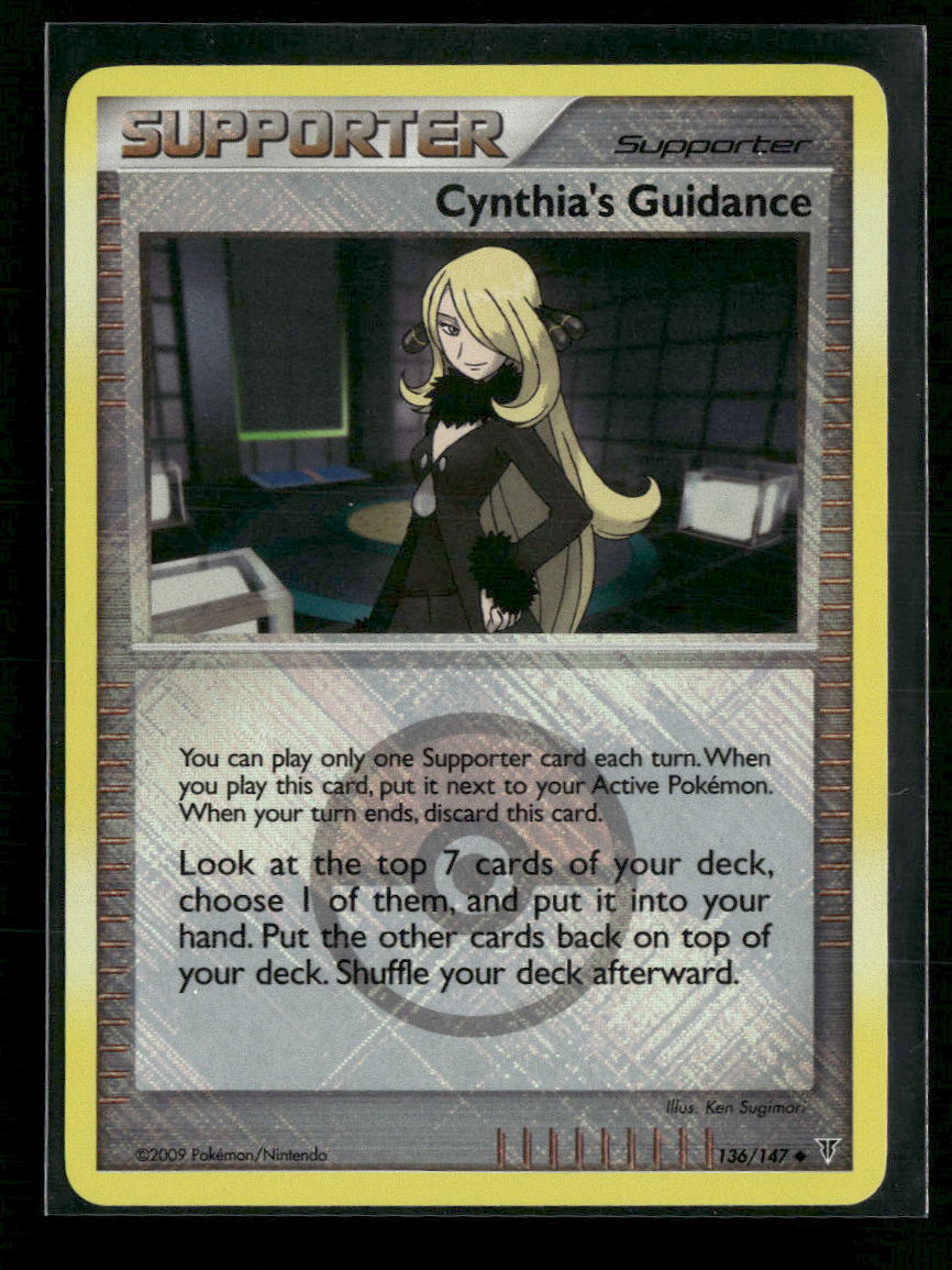 League & Championship Cards Cynthia's Guidance #136/147