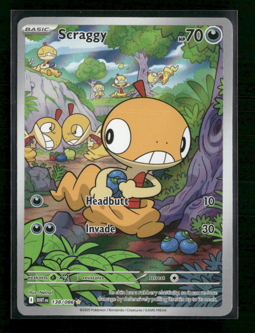 SV: White Flare Scraggy #138/086