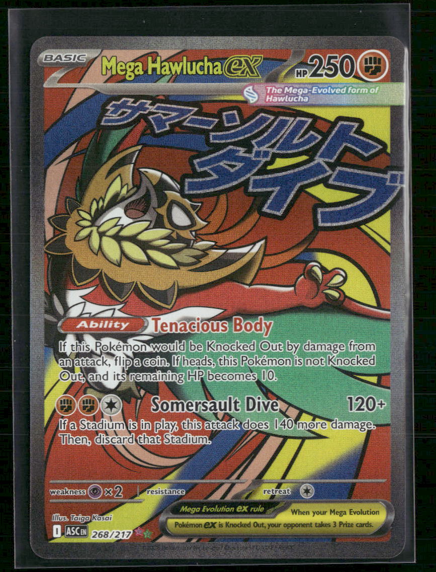 ME: Ascended Heroes Mega Hawlucha ex #268/217