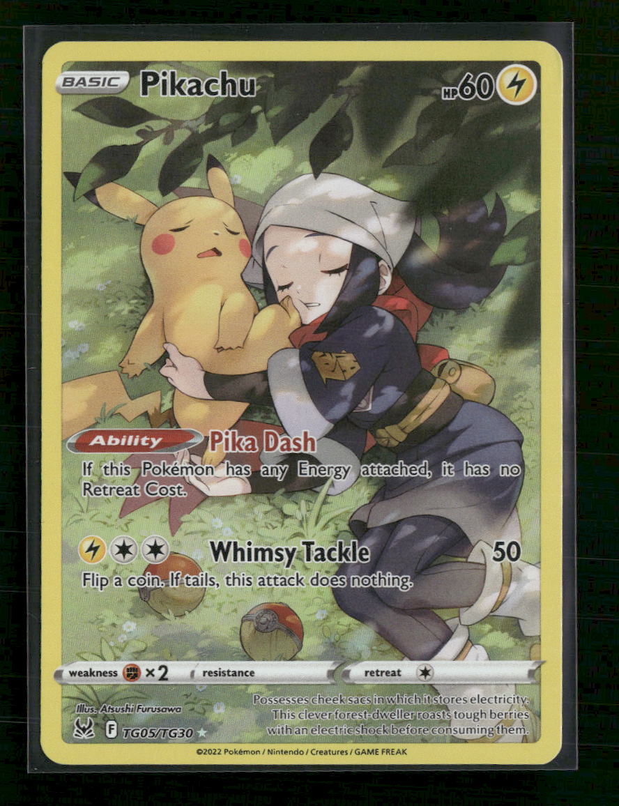 SWSH11: Lost Origin Trainer Gallery Pikachu #TG05/TG30