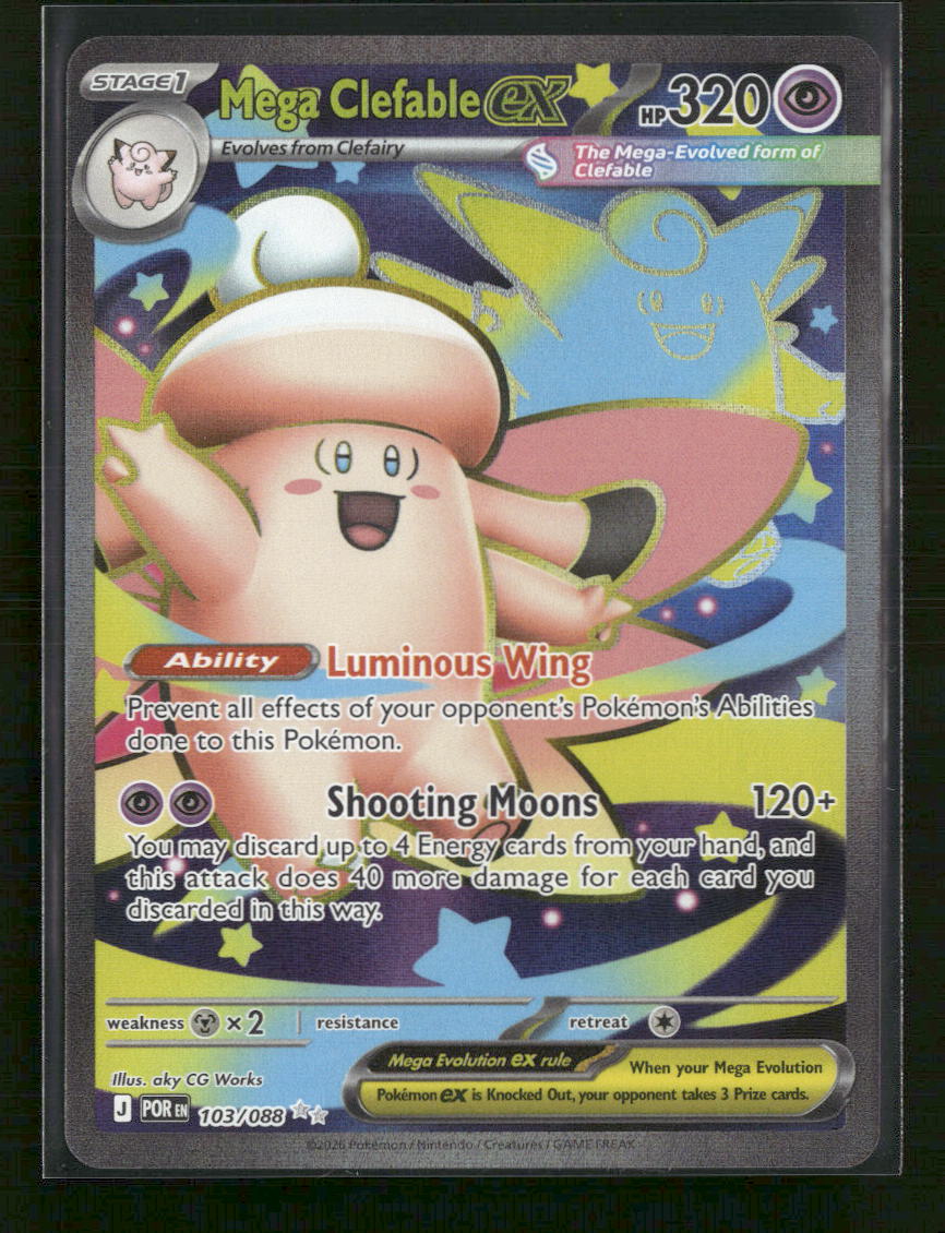 ME03: Perfect Order Mega Clefable ex #103/088