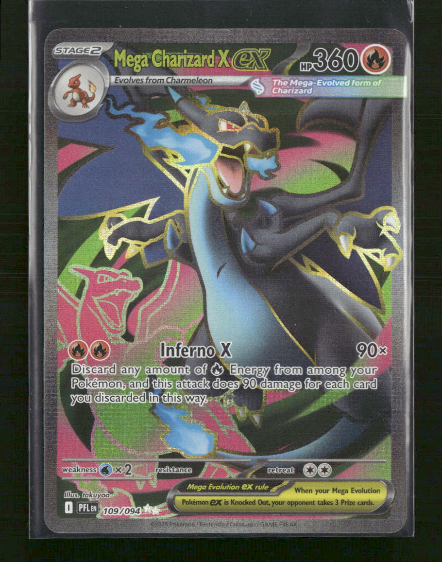 ME02: Phantasmal Flames Mega Charizard X ex #109/094