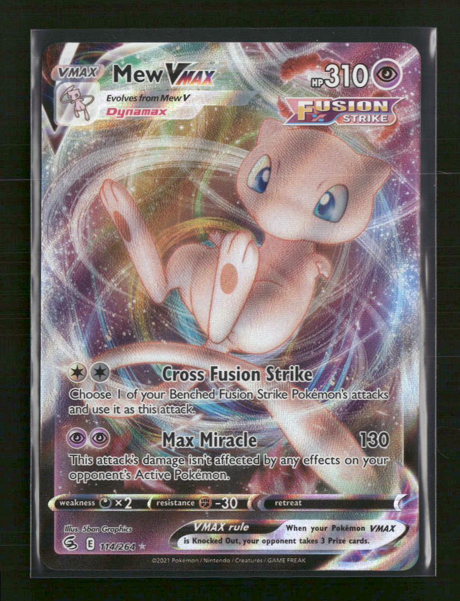 SWSH08: Fusion Strike Mew VMAX #114/264