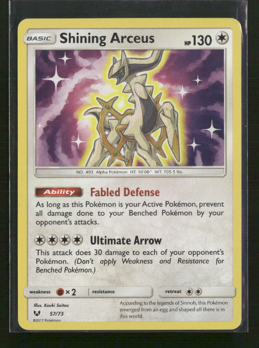 Shining Legends Shining Arceus #57/73