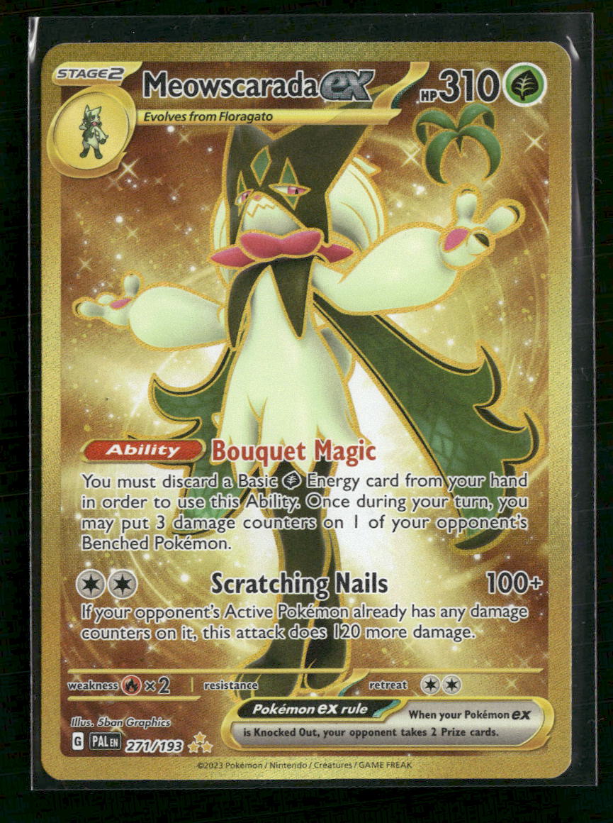 SV02: Paldea Evolved Meowscarada ex #271/193