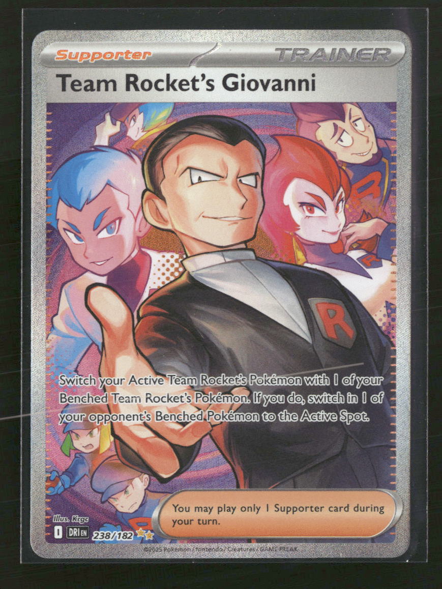 SV10: Destined Rivals Team Rocket's Giovanni #238/182