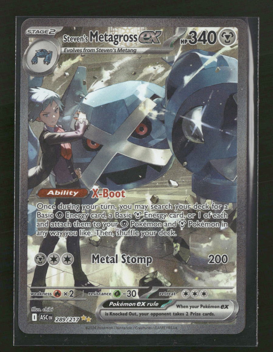 ME: Ascended Heroes Steven's Metagross ex #289/217