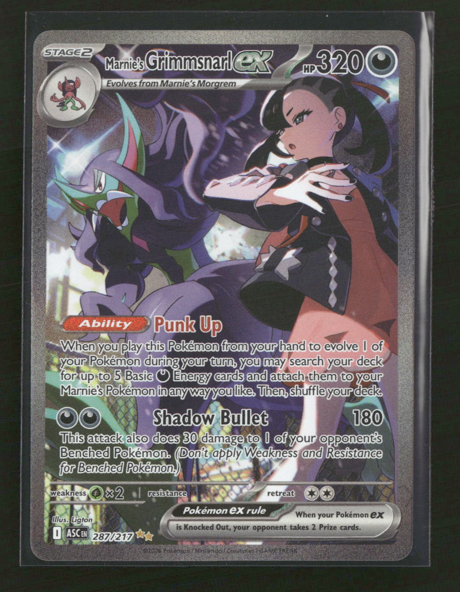 ME: Ascended Heroes Marnie's Grimmsnarl ex #287/217