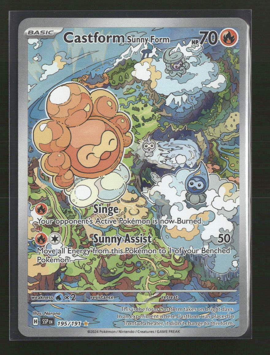 SV08: Surging Sparks Castform Sunny Form #195/191