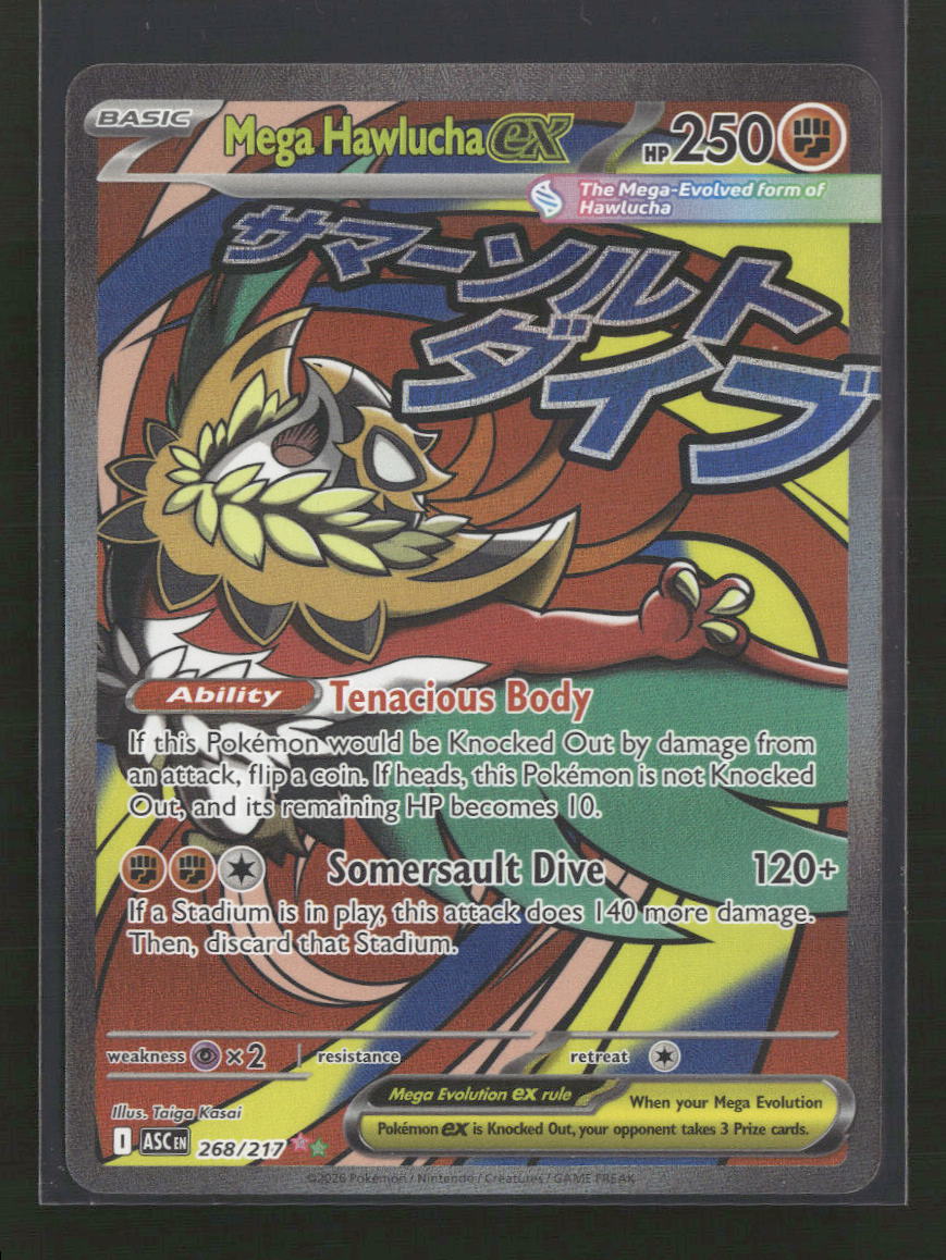 ME: Ascended Heroes Mega Hawlucha ex #268/217