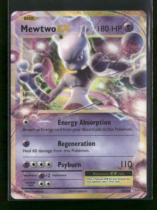 XY - Evolutions Mewtwo EX #52/108