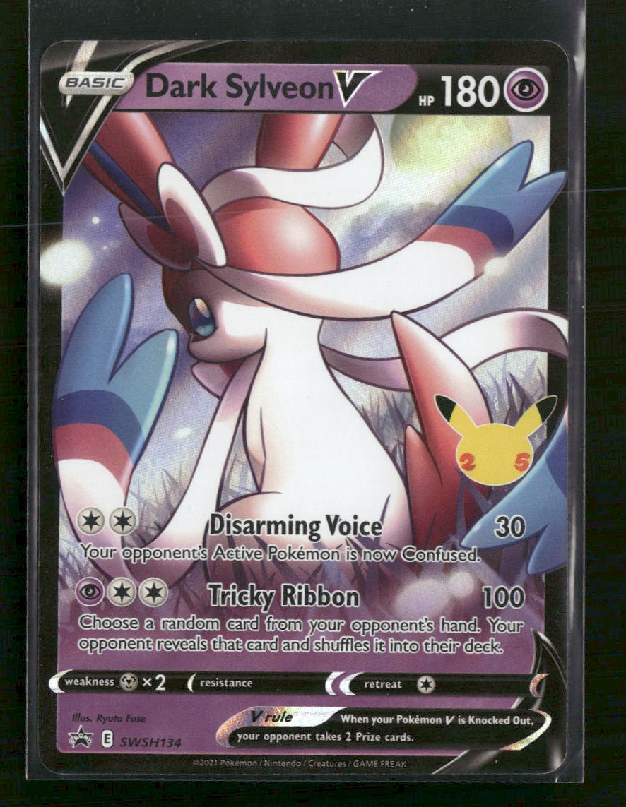 SWSH: Sword & Shield Promo Cards Dark Sylveon V #SWSH134