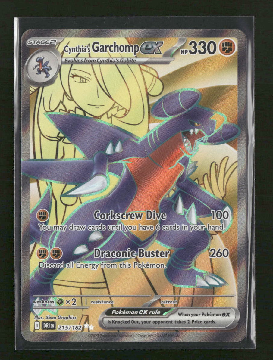 SV10: Destined Rivals Cynthia's Garchomp ex #215/182