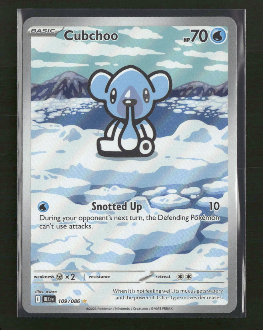 SV: Black Bolt Cubchoo #109/086