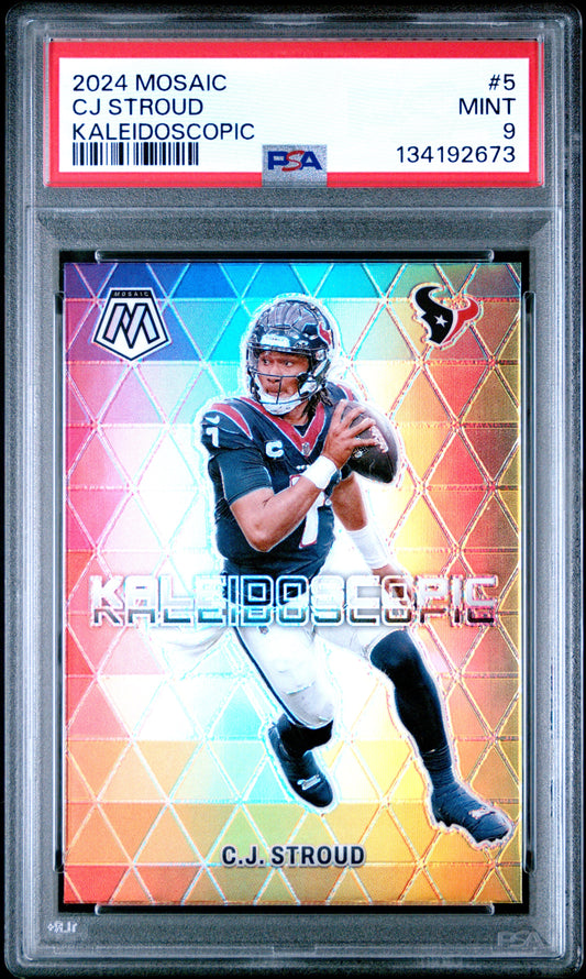 2024 Panini Mosaic Kaleidoscopic Cj Stroud 9 PSA #5