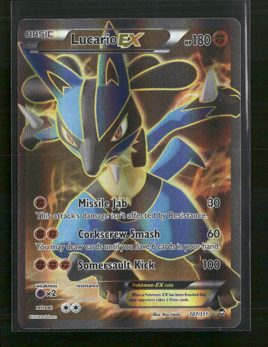 XY - Furious Fists Lucario EX (107 Full Art) #107/111