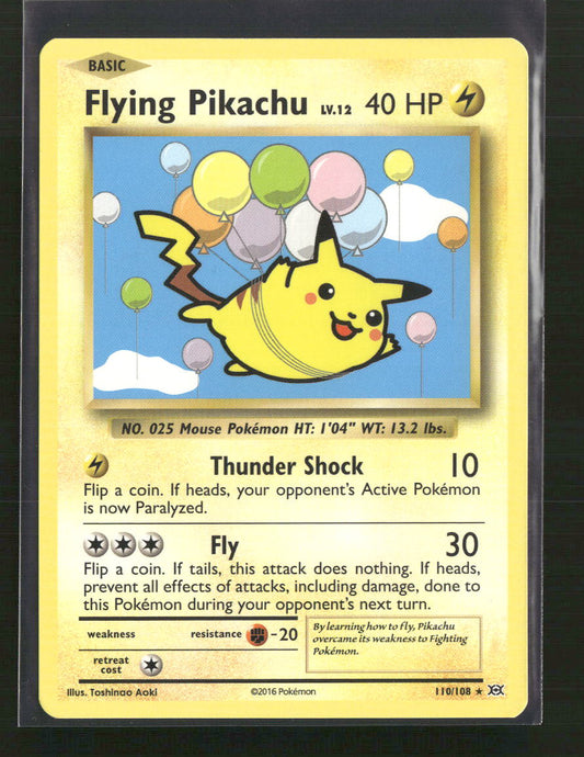 XY - Evolutions Flying Pikachu #110/108