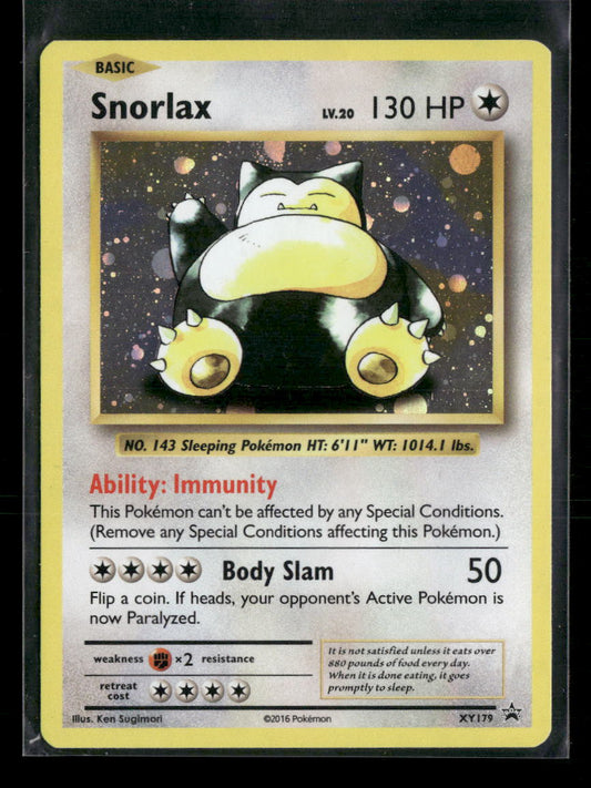 XY Promos Snorlax #XY179