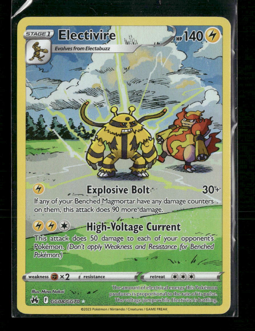 SWSH: Crown Zenith: Galarian Gallery Electivire #GG08/GG70