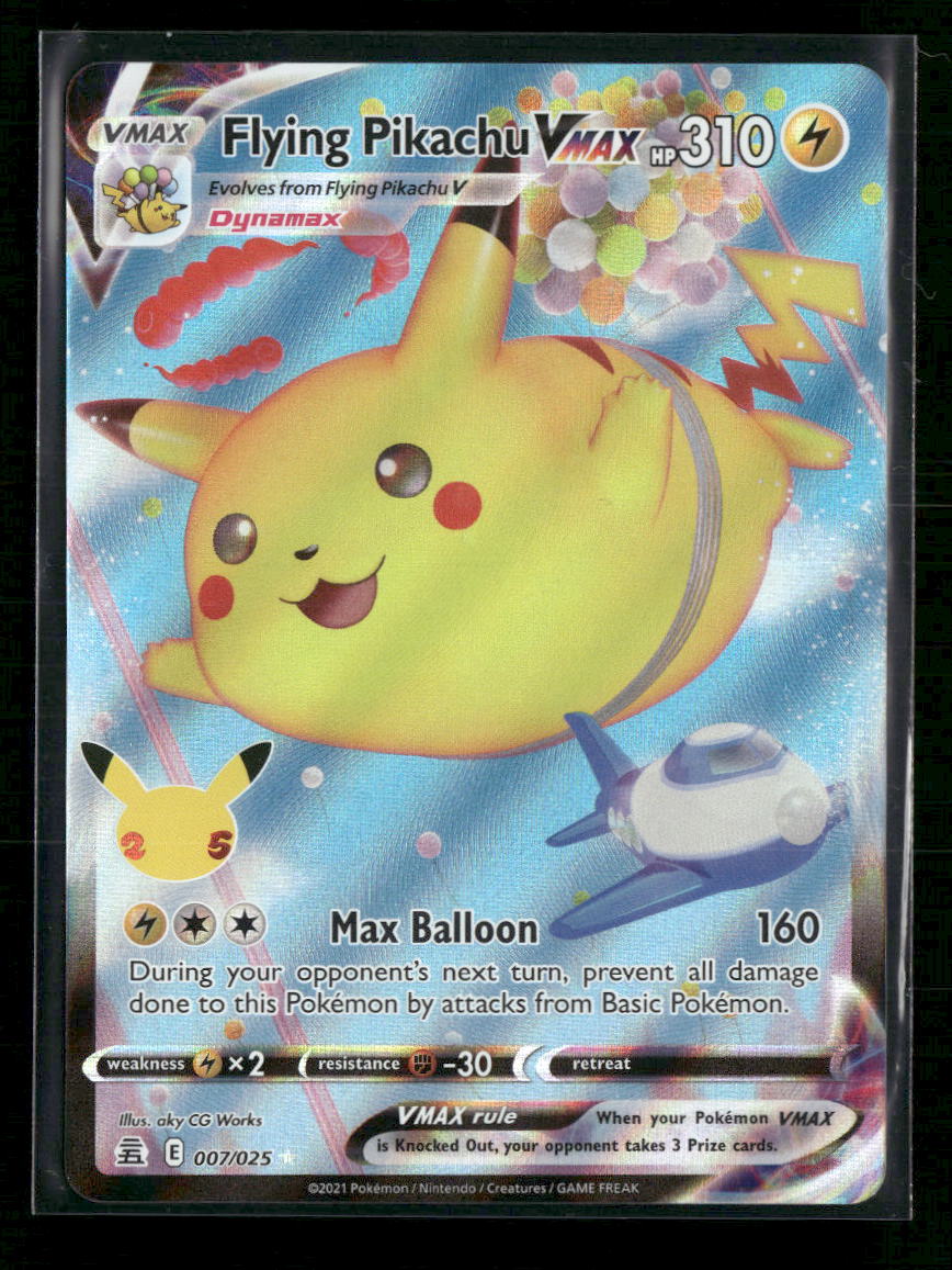 Celebrations Flying Pikachu VMAX #007/025