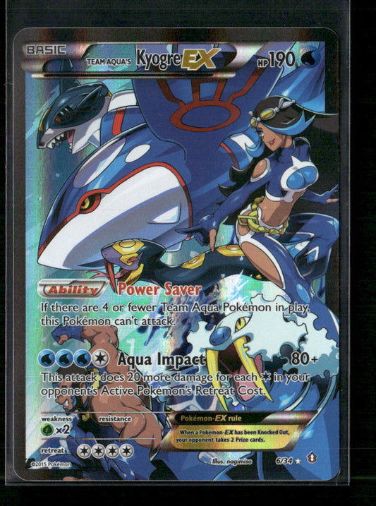 Double Crisis Team Aqua's Kyogre EX #6/34