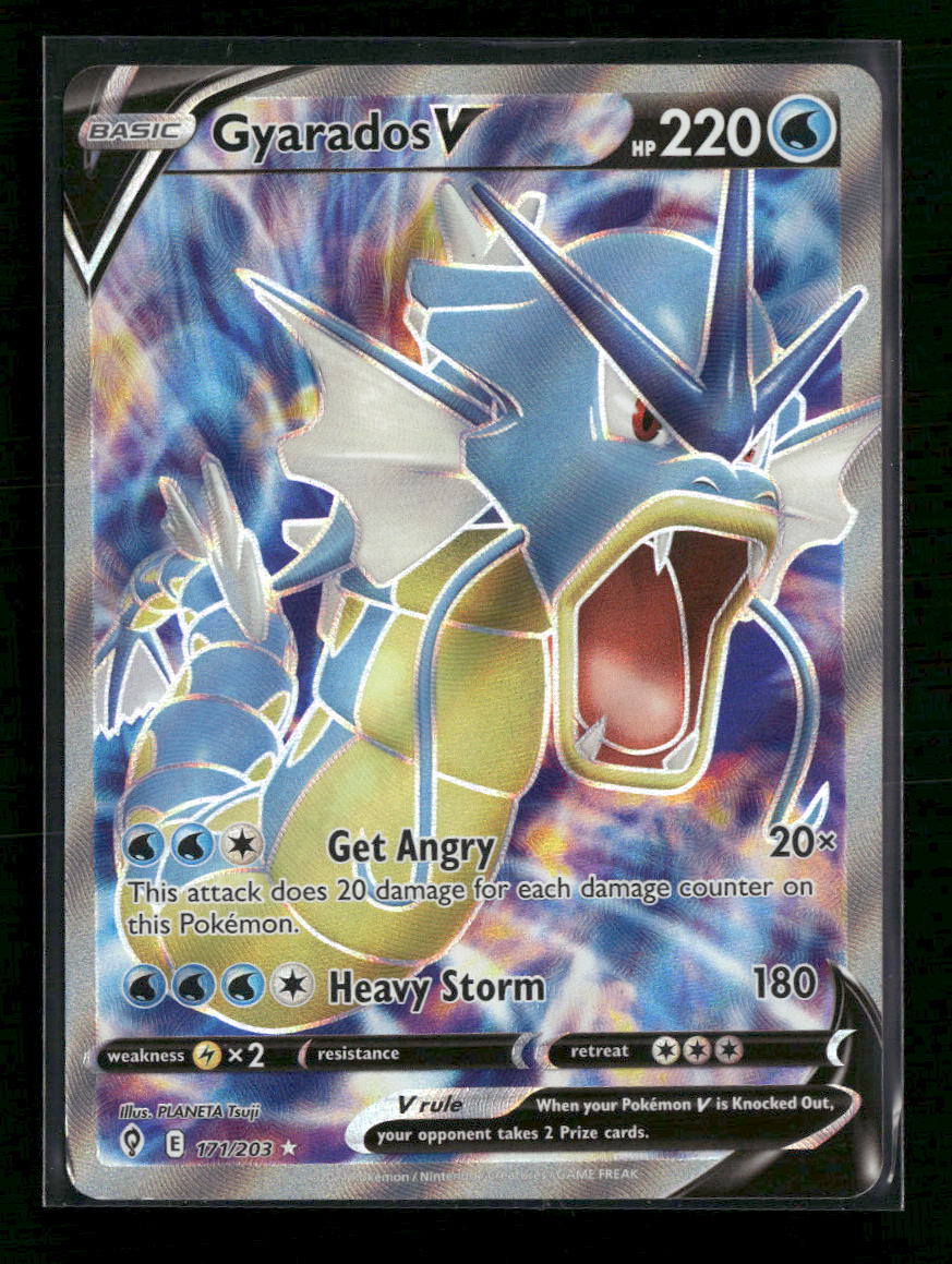 SWSH07: Evolving Skies Gyarados V (Full Art) #171/203