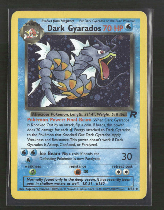 WoTC Promo Dark Gyarados #08/82 Damaged