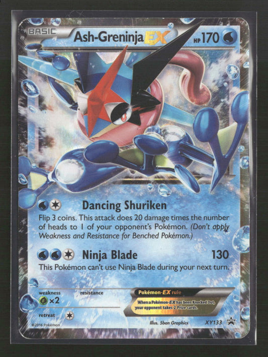 XY Promos Ash-Greninja EX #XY133 Damaged