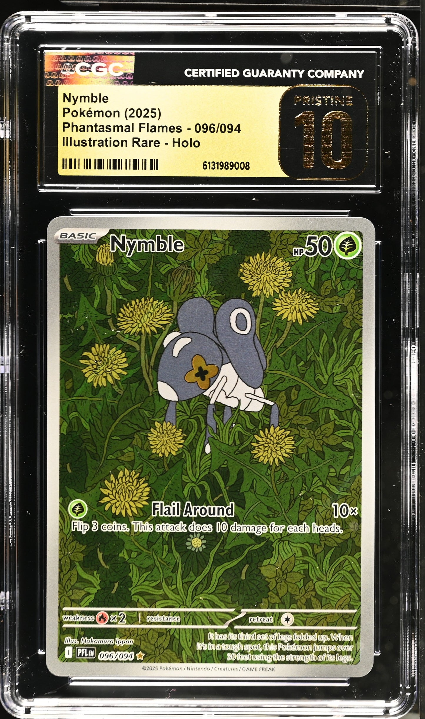 2025 Phantasmal Flames Nymble 10 CGC #096/094