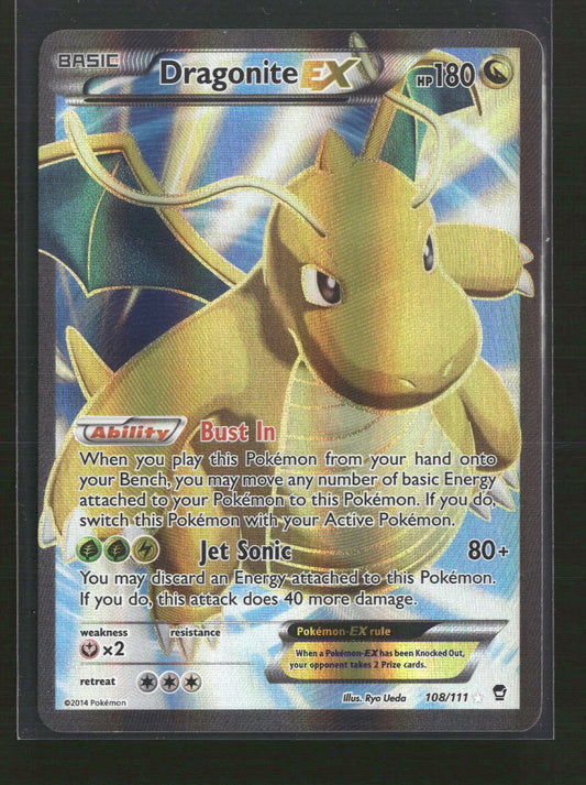 XY - Furious Fists Dragonite EX (108 Full Art) #108/111