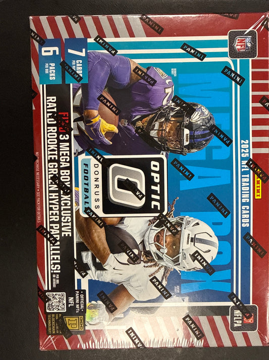 2025 Panini Donruss Optic NFL Mega Box