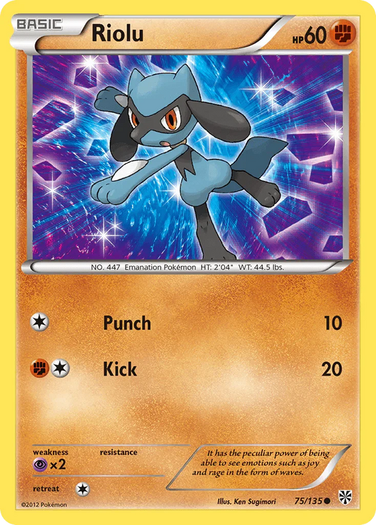 Riolu (75/135) [Black & White: Plasma Storm]
