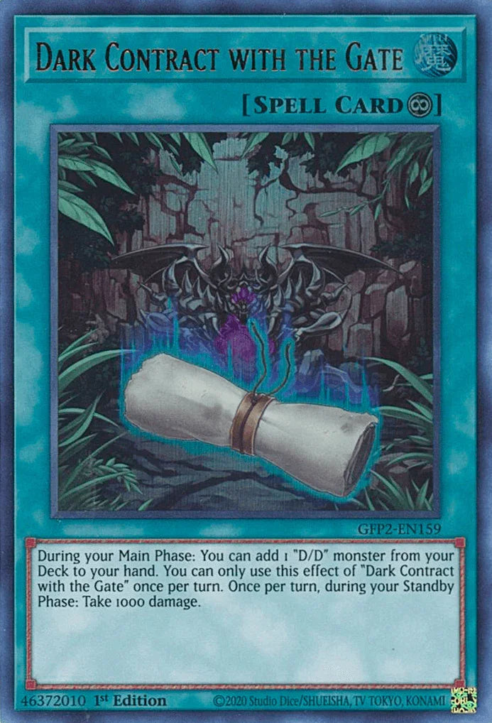 Dark Contract with the Gate [GFP2-EN159] Ultra Rare
