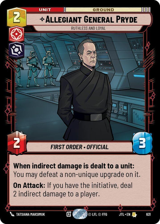 Allegiant General Pryde - Ruthless and Loyal (Foil) (631) [Jump to Lightspeed]