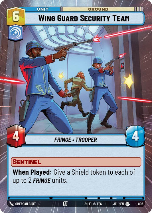 Wing Guard Security Team (Hyperspace Foil) (806) [Jump to Lightspeed]