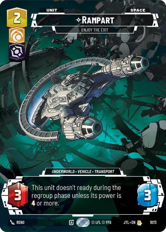 Rampart - Enjoy the Exit (Prestige Foil) (1073) [Jump to Lightspeed]