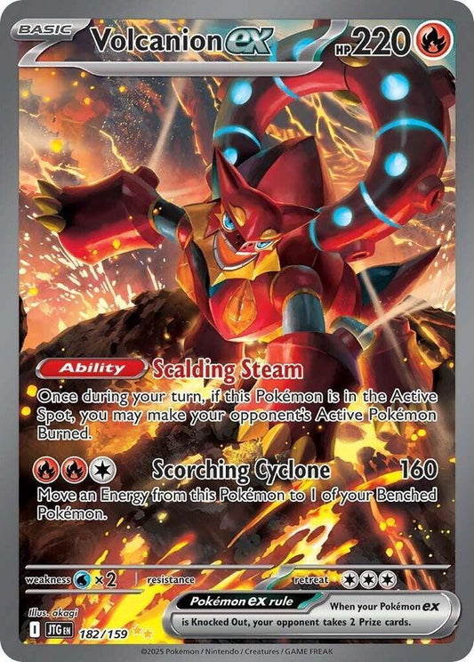 Volcanion ex (182/159) [Scarlet & Violet: Journey Together]