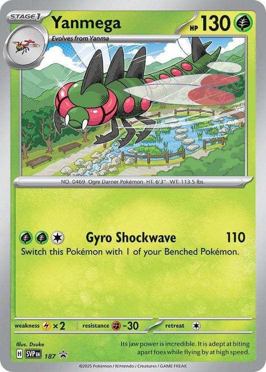 Yanmega (187) [Scarlet & Violet: Black Star Promos]