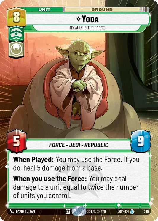 Yoda (365) - My Ally is the Force (Hyperspace) (365) [Legends of the Force]